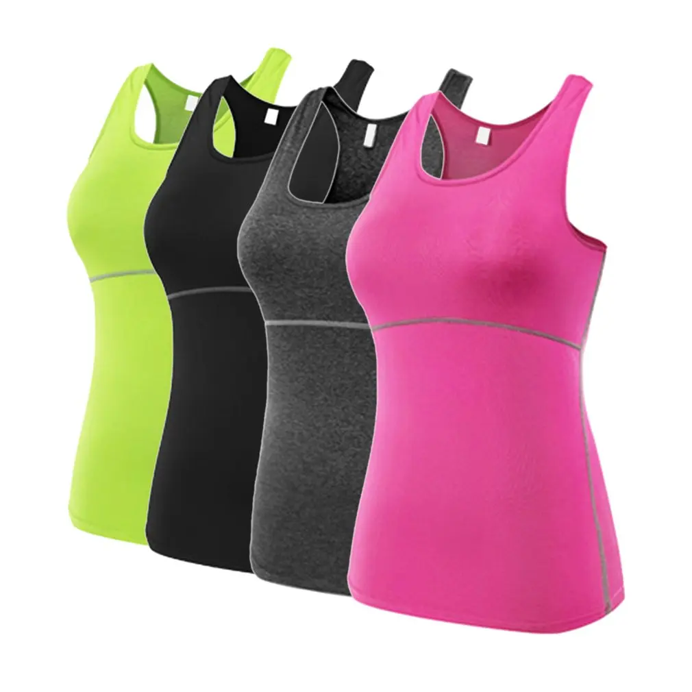 

Gym Sports Yoga Clothing Tops Waistcoat Women Sexy Vest Fitness Running Tight Female Sleeveless Shirt Quick Dry 2017