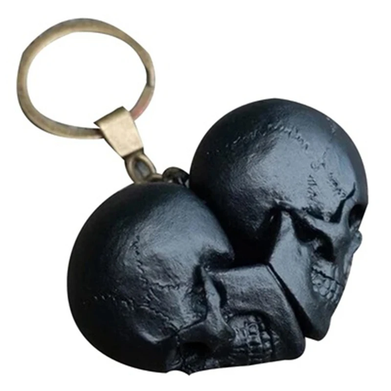 

HOT SALE Skull Heart Pendant Keychain For Him Her Gifts Anniversary Birthday Wedding Valentine Day Commemorative Gift