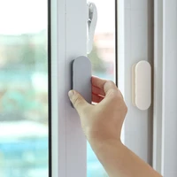 invisible handle wardrobe bathroom punch free self adhesive glass door handle wooden door surface mounted kitchen cabinet handle