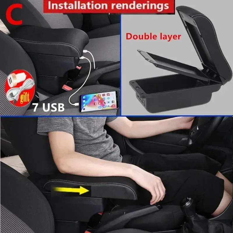 Для Chevrolet Aveo подлокотник для Aveo/Lova T200/T250 автомобильный центральный ящик хранения