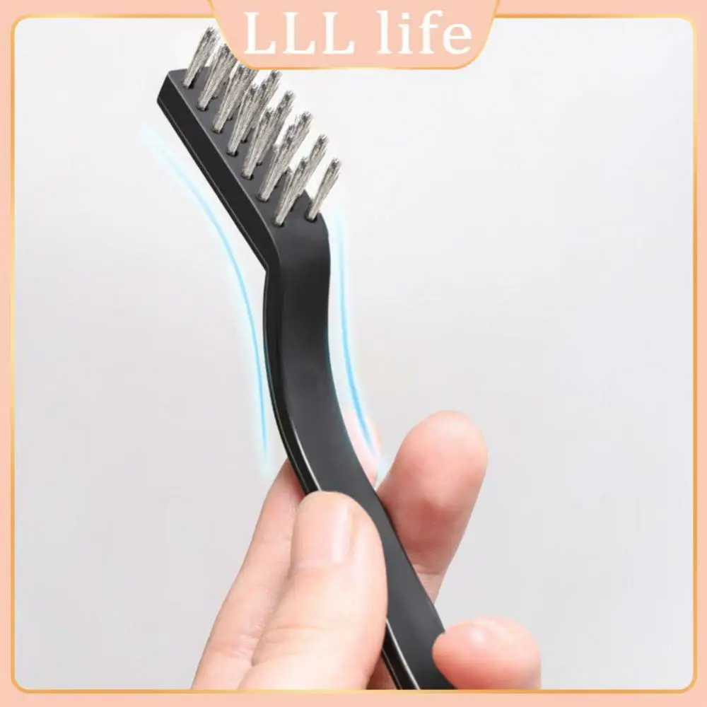 

Mini Decontamination Cleaning Polishing Metal Brush Household Kitchen Derusting Brush Gas Stove Cleaning Rust Removal Small