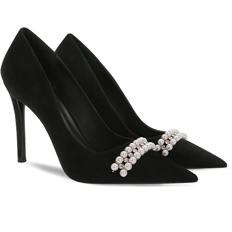 

Туфли-лодочки женские на высоком каблуке, пикантные лоферы, свадебная обувь, роскошные шлепанцы, вечернее платье, 2022