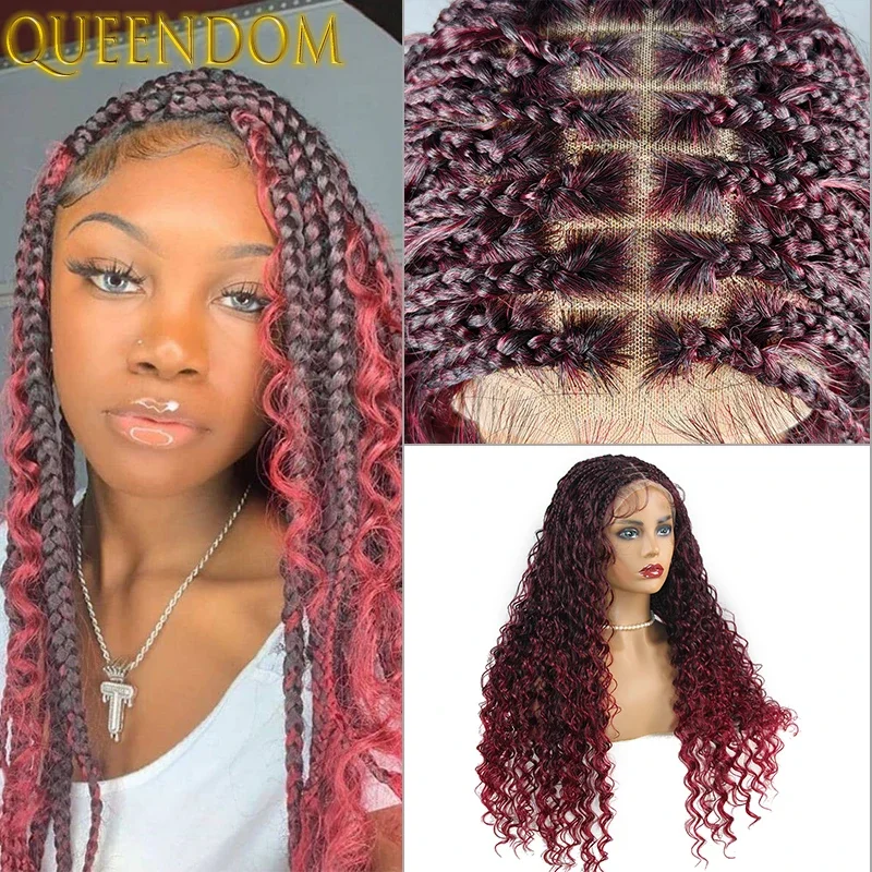 Парики на сетке в богемном стиле