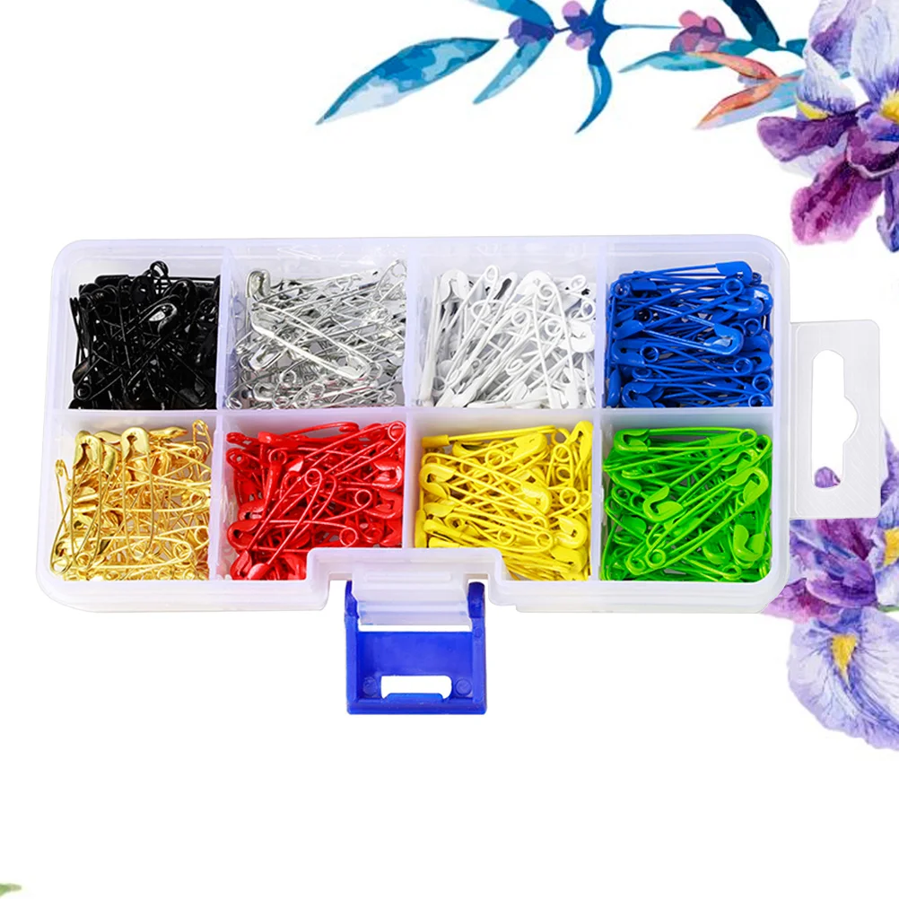 

400Pcs/Box Safety Pins Useful Metal Assorted Needles Accessories for Handwork Sewing Needlework