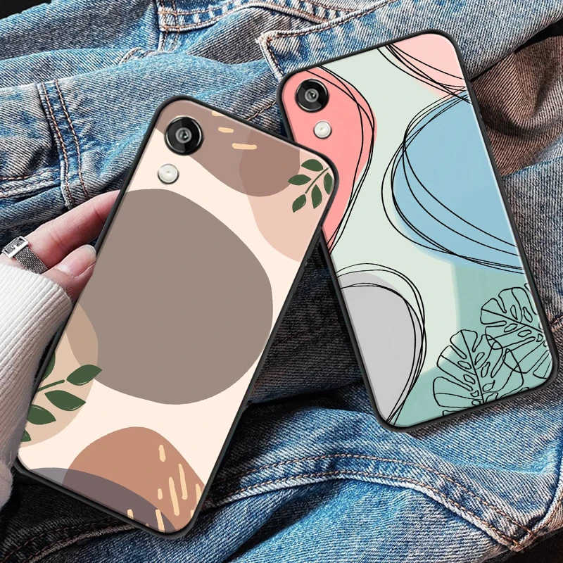 

Line Art Simple For Huawei P20 P30 Lite Pro Phone Case Protect Funda Liquid Silicon Coque Carcasa Silicone Cover