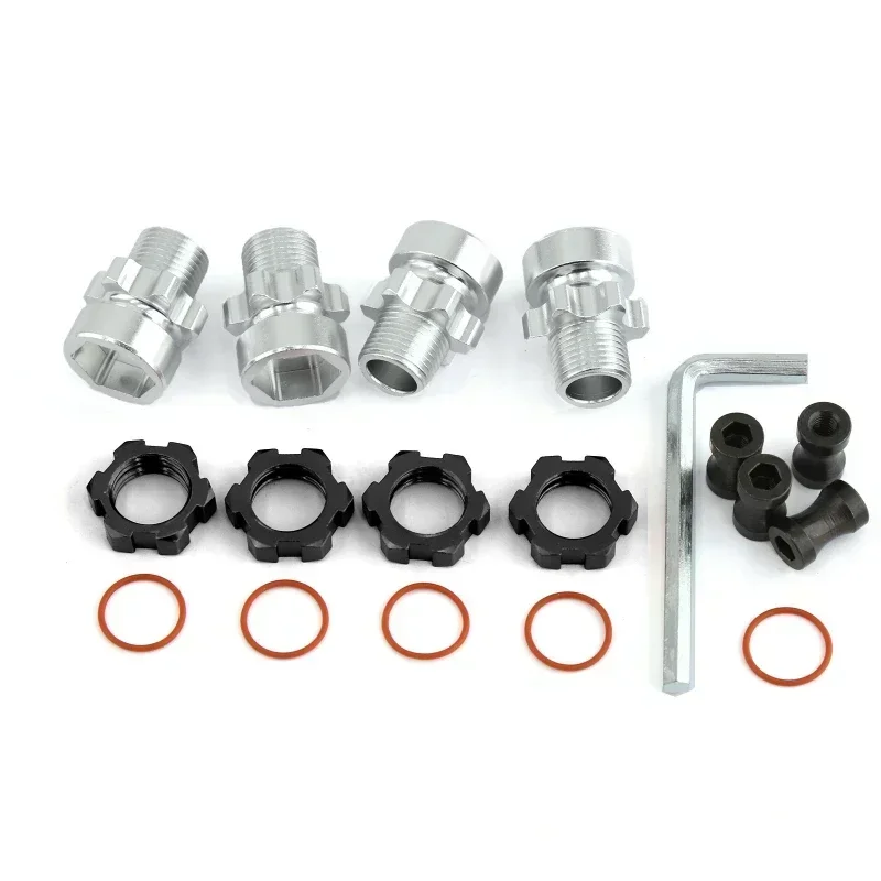 Металлический адаптер шестигранной ступицы колеса от 12 до 17 мм для Trxs Slash2wd Rustler