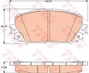 

Store code: GDB3460 inner brake pad for GDB3460 II VVT I 05