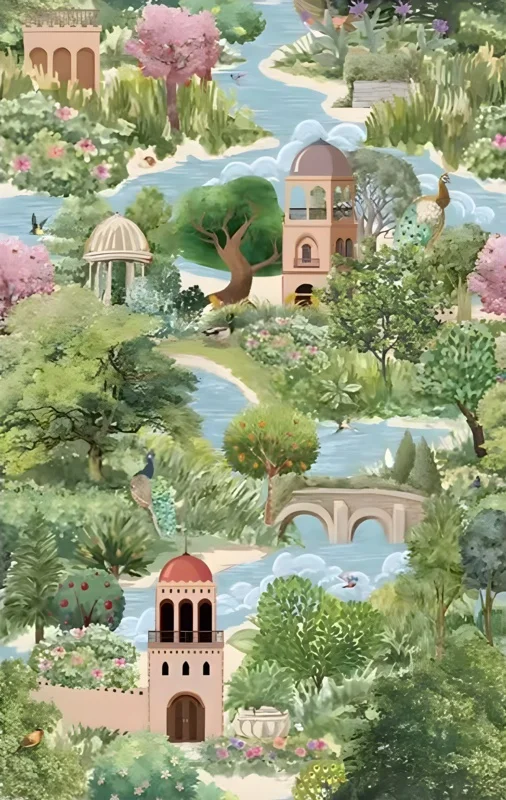 

Шелковые фотообои Beibehang для гостиной