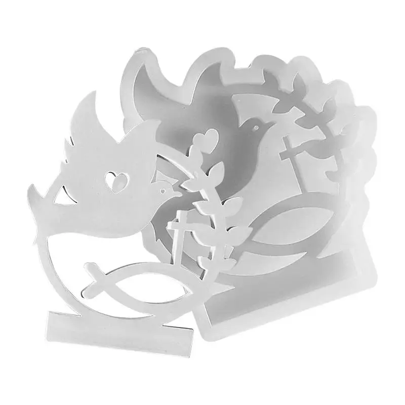 Смоляная форма для животных птиц силиконовая голубей многоразовые формы литья