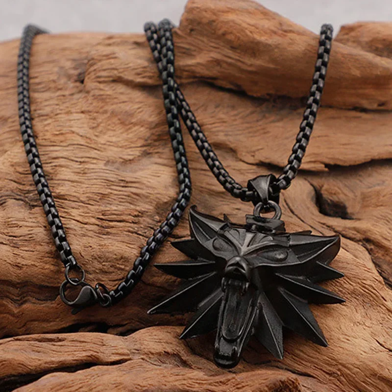 Серия книг волшебников значок с головой волка кулон ожерелье охота на монстров