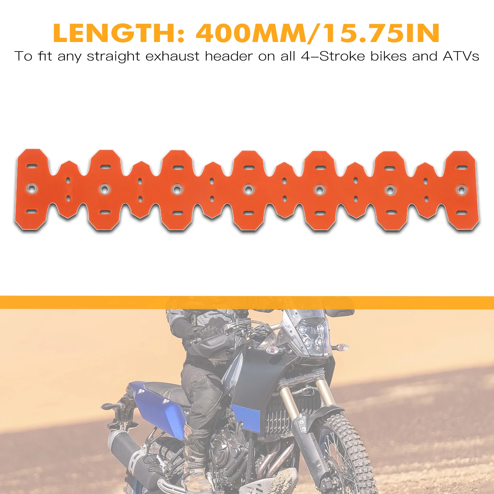 Фото Для KTM EXC 250F EXCF 450 SXF 450 SMR 450 220 мм 400 мм Глушитель выхлопной трубы Теплозащитный экран SXF EXCF SMR 250 350 450 500 №3