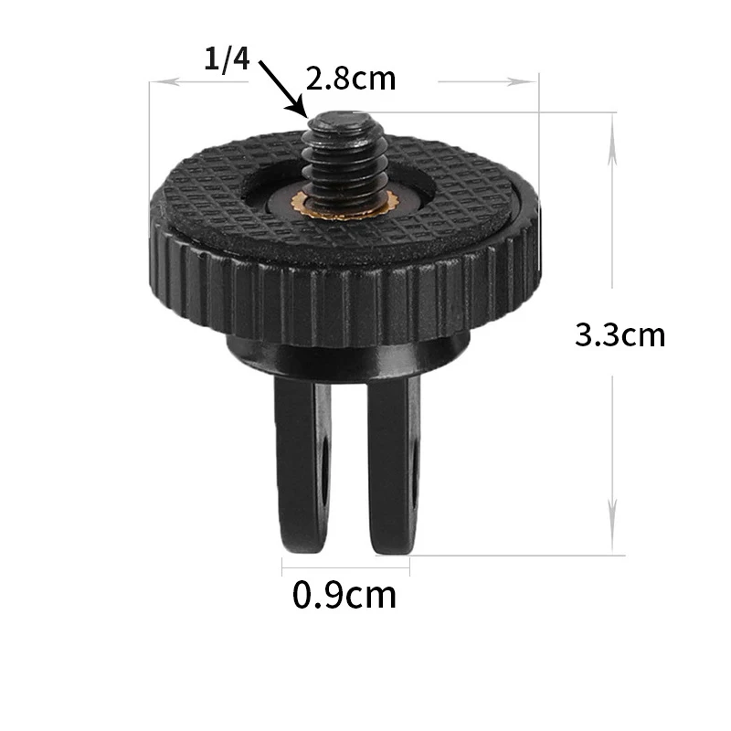 Винтовой Адаптер для штатива 1/4 дюйма вращающийся на 360 градусов держатель Insta360 X4
