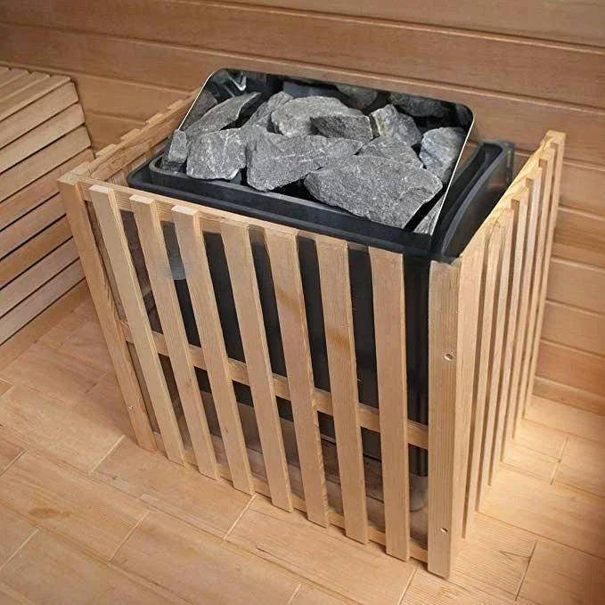 Роскошная паровая сауна трехместная внутренняя традиционная деревянная Hemlock