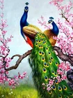 Алмазная живопись, животные, павлин, птица, 5d, мозаика сделай сам, полностью квадратная, круглая, сверло, Алмаз Стразы, алмазная вышивка, картины
