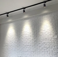 plafond led spots track verlichting muur rail spot lights system lamp adjustable15 60 degree angle store rail spot lights