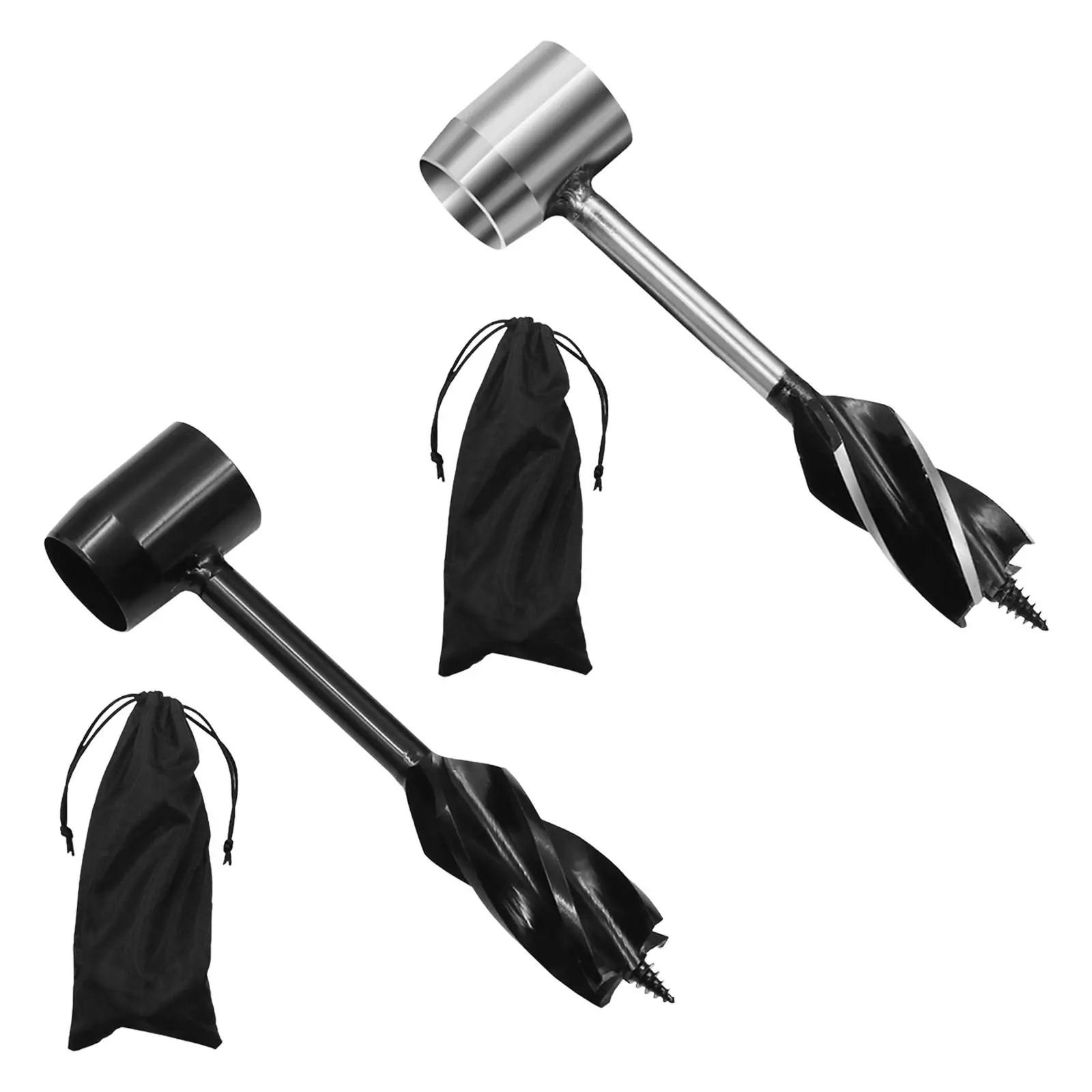 

Hand Auger Wrench, Puncher Tool, Wood Drill Peg and , Manual for Camping, Outdoor, Backpacking