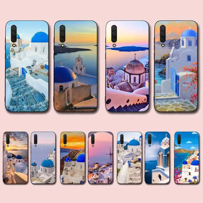 

TOPLBPCS Oia Santorini Greece Church Phone Case for Xiaomi mi 5 6 8 9 10 lite pro SE Mix 2s 3 F1 Max2 3