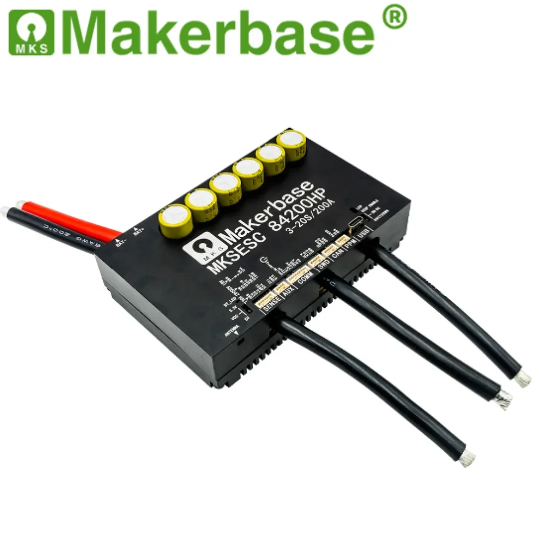 Фото Makerbase VESC 84200HP 84V 200A Высокоточный с алюминиевой печатной платой на основе VESC для робота E-Foil Fight Surfboard AGV Robot №4