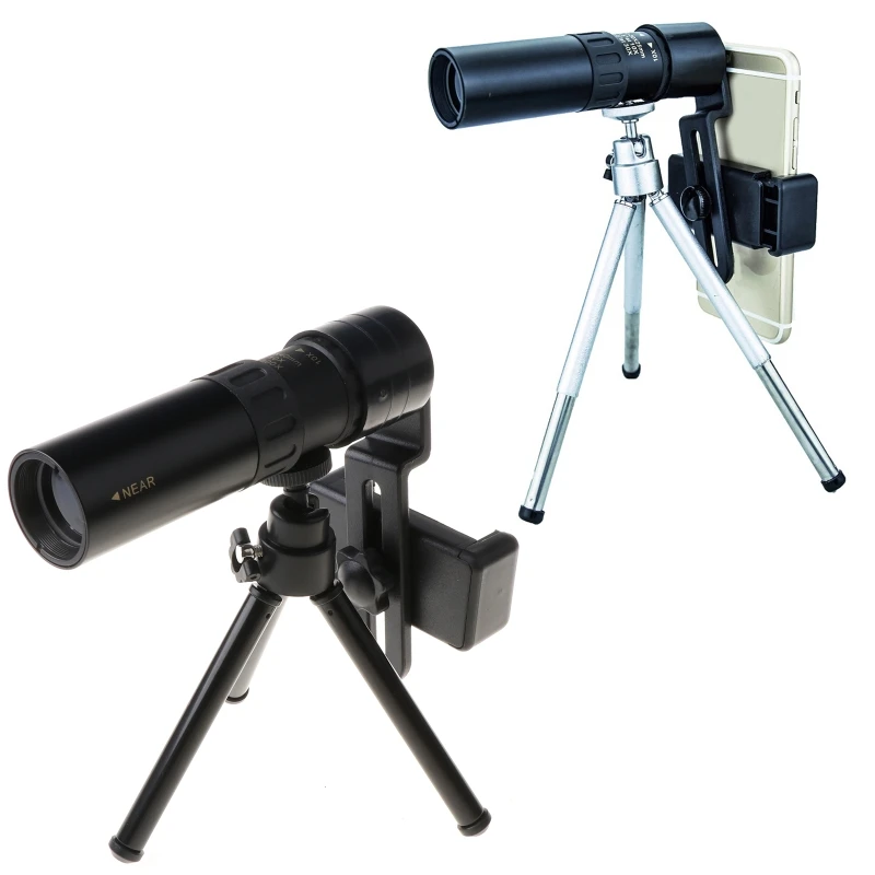 

Монокулярный телескоп 4k 10-300x40 мм с супертелефото и зумом, со штативом и зажимом