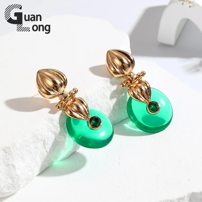 Винтажные висячие серьги GuanLong