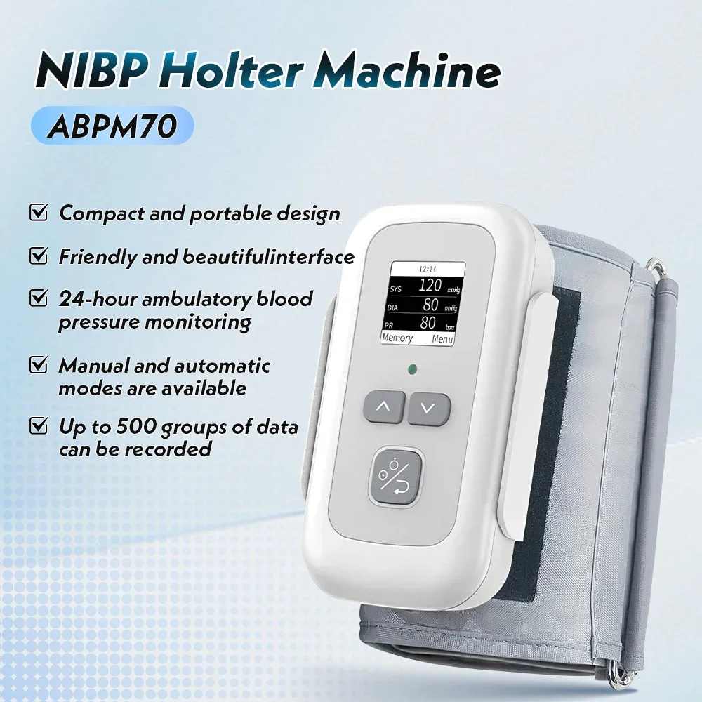 Contec ABPM50/60/70 Амбулаторный монитор артериального давления 24-часовой держатель