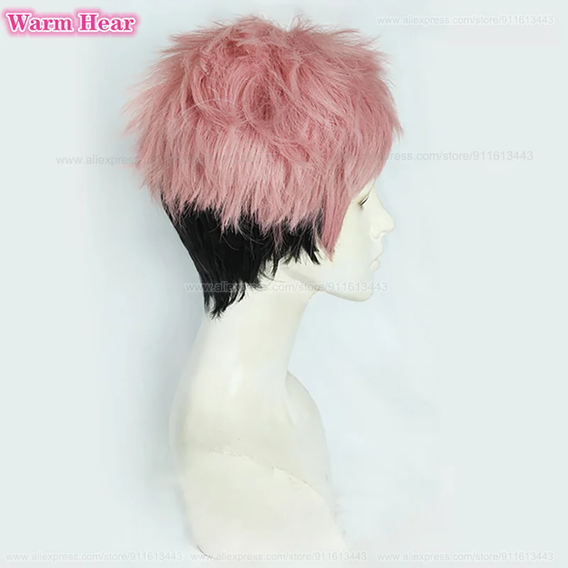 Женский парик для косплея Yuji парики из аниме серого розового оранжевого черного