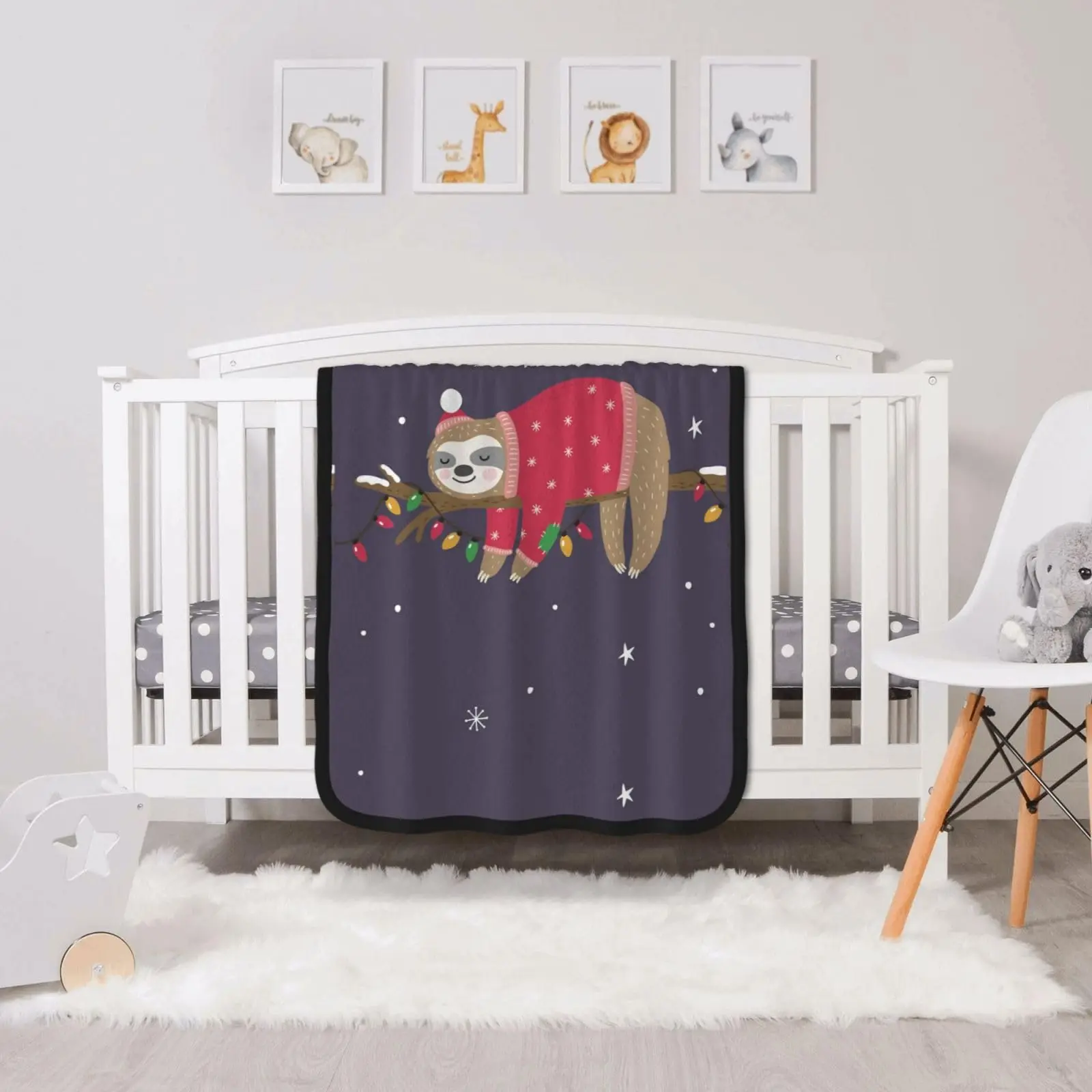 Double-sided Throw Blanket Fluffy Quilt Soft And Cozy Blanke