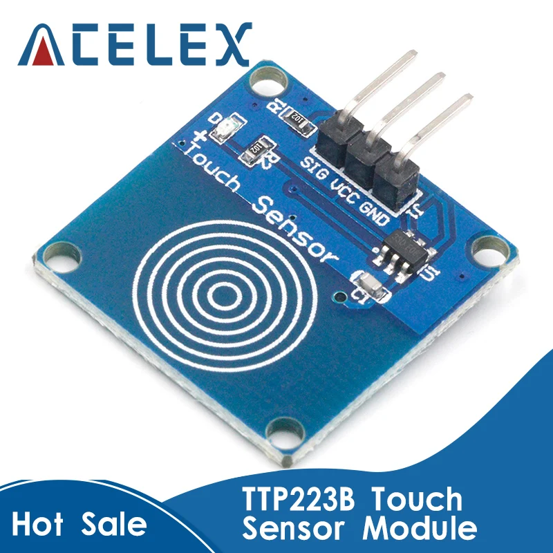 TTP223B 1-канальный пробежный цифровой сенсорный датчик емкостный сенсорный переключатель модульные аксессуары