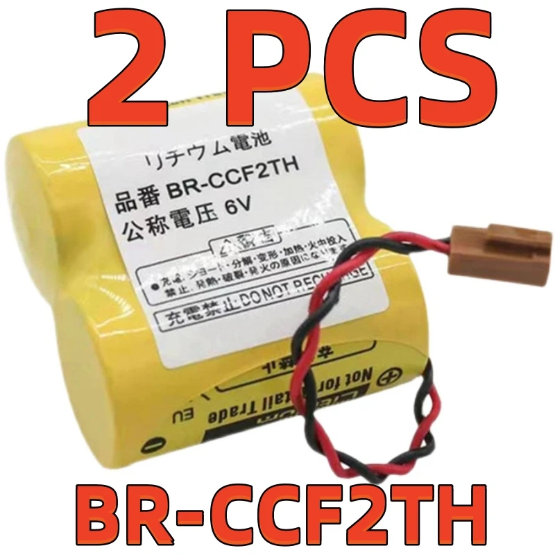 2PACK Original NEW BR-CCF2TH 6V Lithium Battery 5000mAh For CNC Accessoires Not Rechargeable