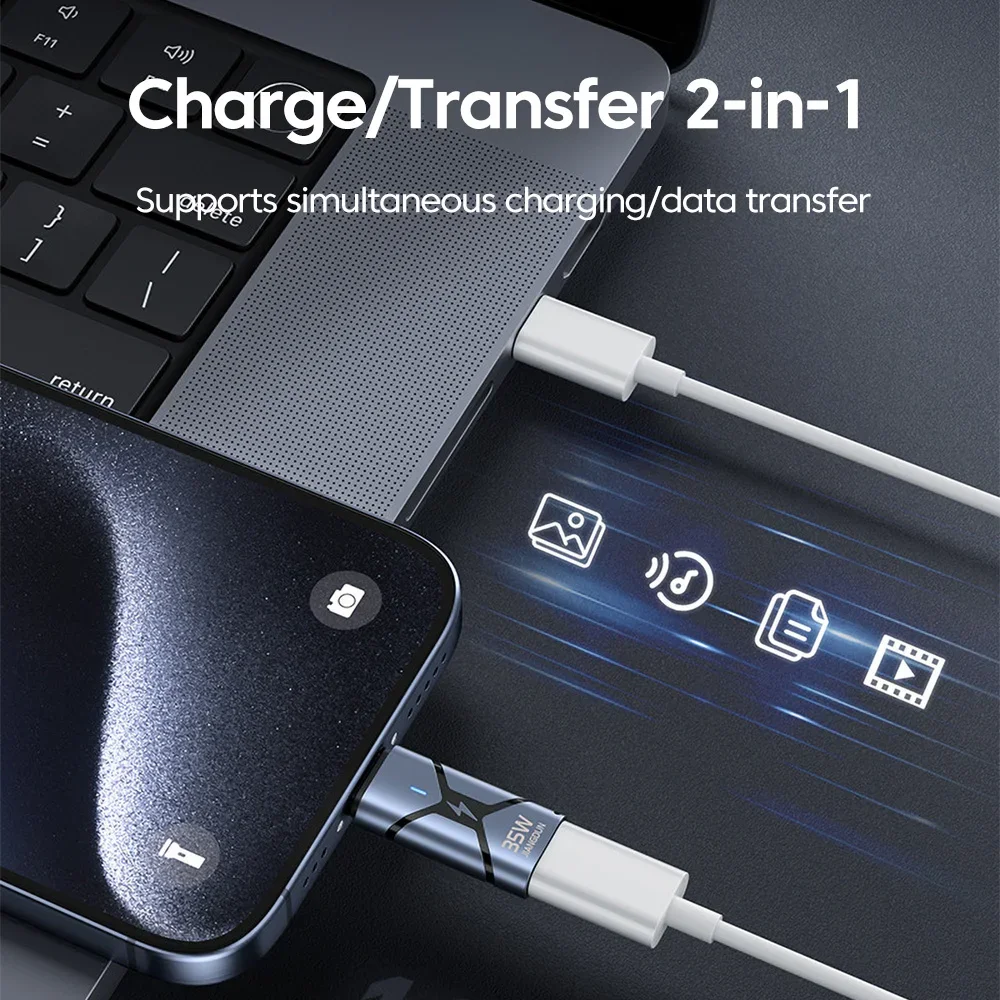 Olaf 35 Вт для Lightning Female to USB C Зарядное устройство Адаптер iPhone 15 16 Быстрая зарядка