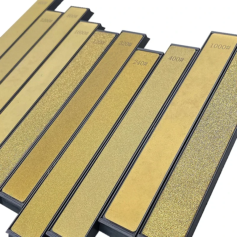 Diamond New Knife Sharpener Fixed Angle Replacement Whetstone System Grinding Rod Petroleum Stone Honing