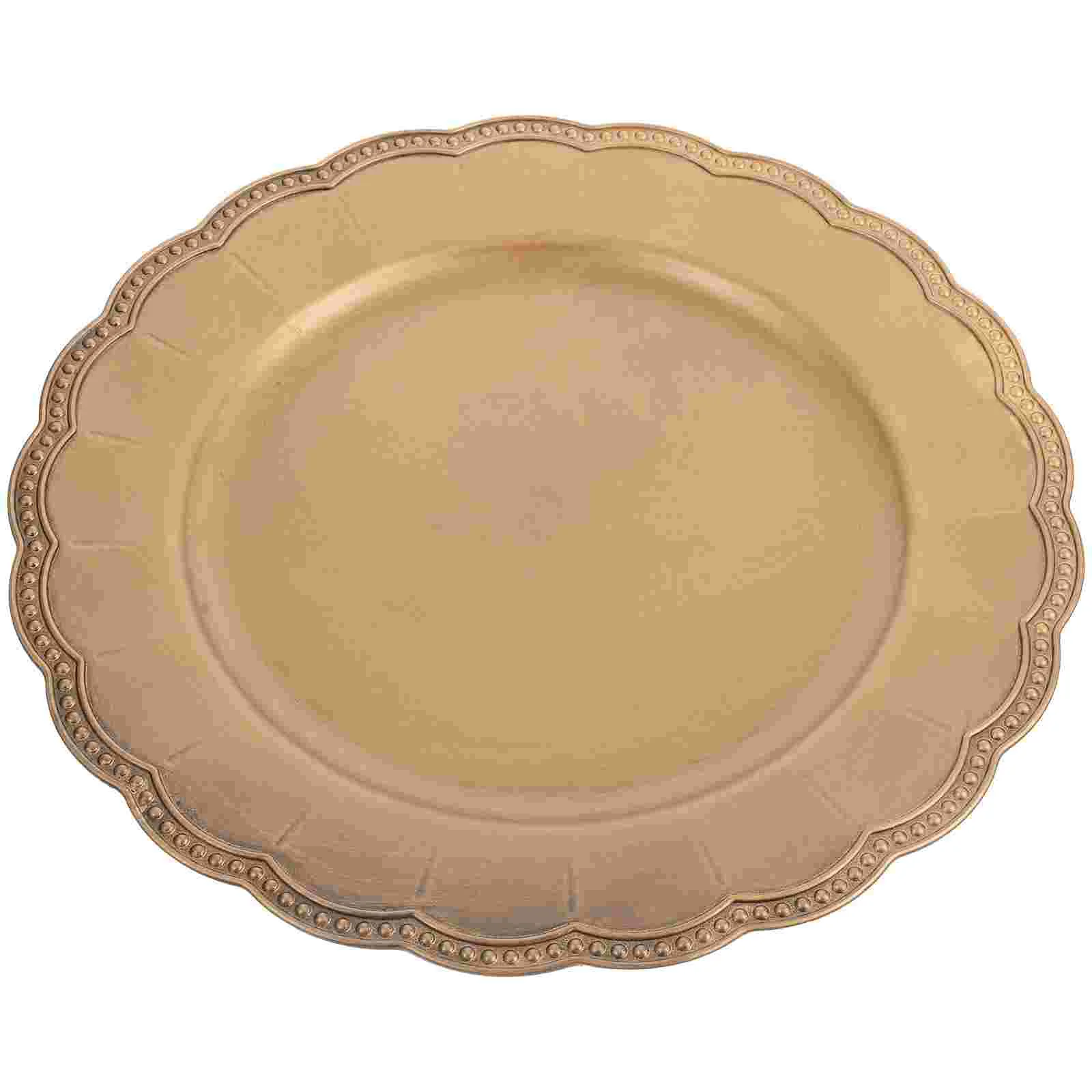 

Plate Plates Tray Vintage Dish Serving Round Jewelry Dinner Farmhouse Pizza Sushi Salad Fruit Platter Pasta Appetizer Decorative