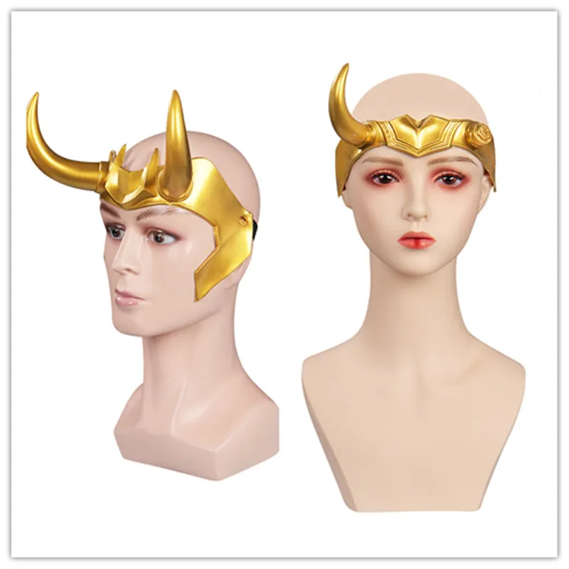 

Локи для косплея Ragnarok, латексные маски Сильви, шлем, маскарадный костюм на Хэллоуин, реквизит для вечеринки, подарки