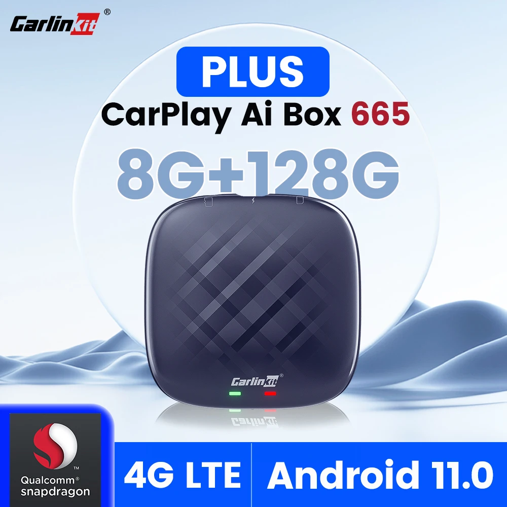 CarlinKit беспроводной CarPlay Ai Box Android 11 665 Plus 4GLTE Netflix Youtube Iptv Android авто Apple Car Play потоковая коробка 8 грамм - Апрельский топ товаров с Али