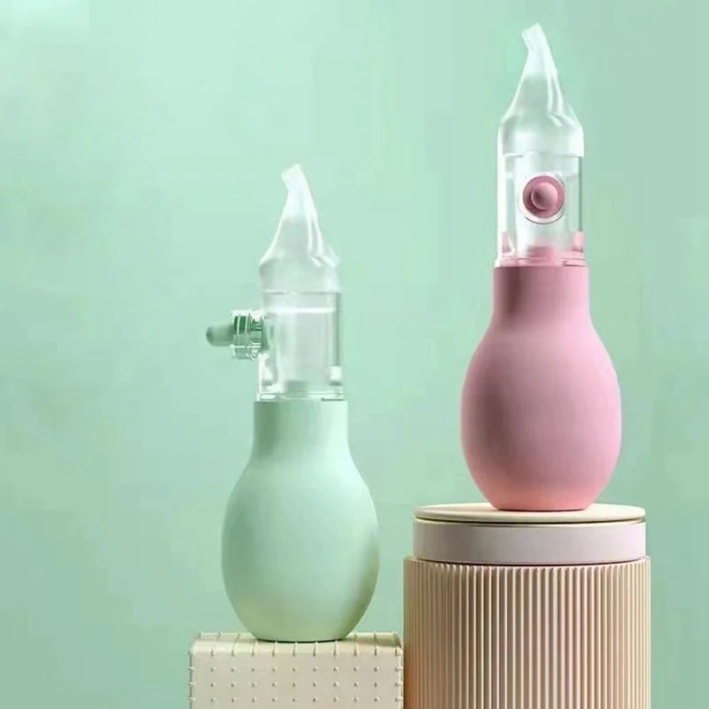 

Bobora NewBorn Baby Silicone Safety Nose Cleaner New Vacuum Suction Children Nasal Aspirator Infant Care Vacuum Sucker