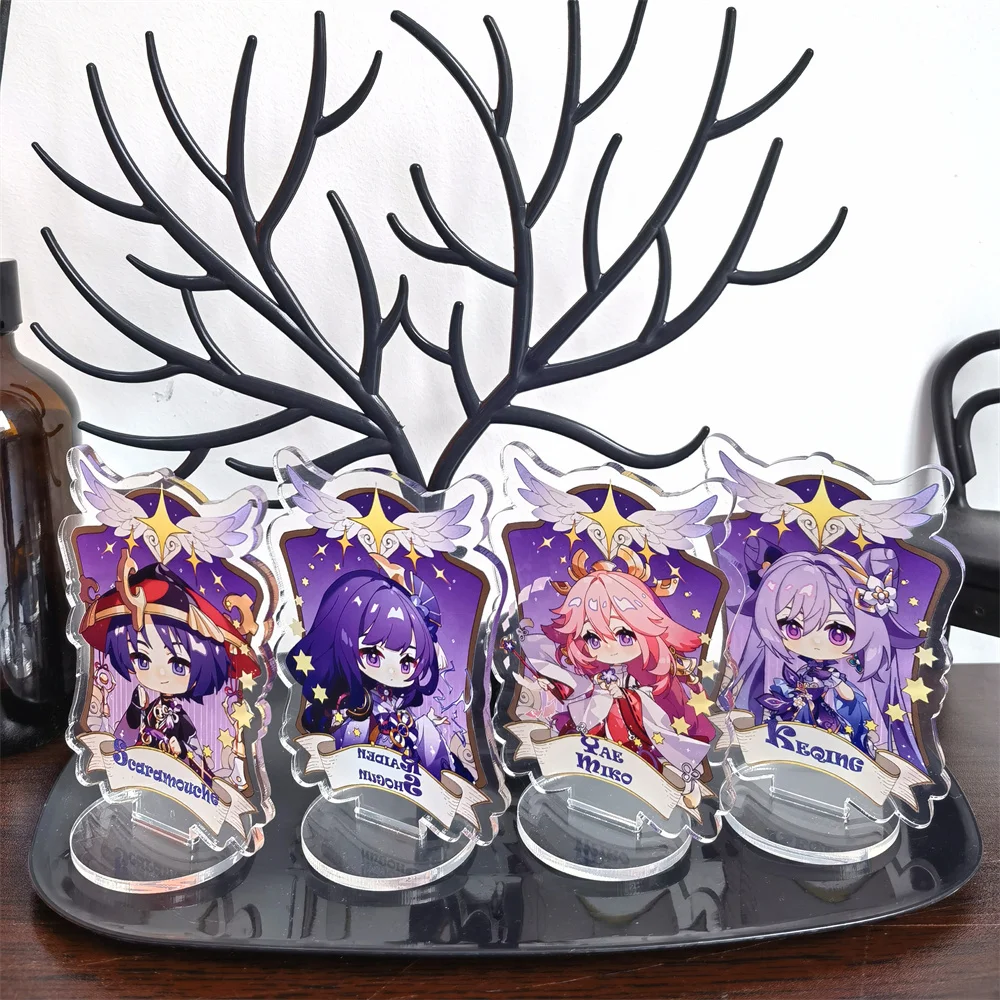 

Game Figures Genshin Impact Figurine Zhongli Ayato Venti Xiao Yae Miko Kazuha Albedo Acrylic Stand Model Plate Desk Decor Sign