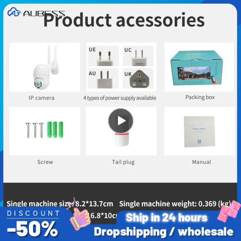 

Night Vision Surveillance Cameras Two-way Voice Intercom Wifi Ip Camera 1080p Motion Detections Wireless Cameras Cctv Infrared