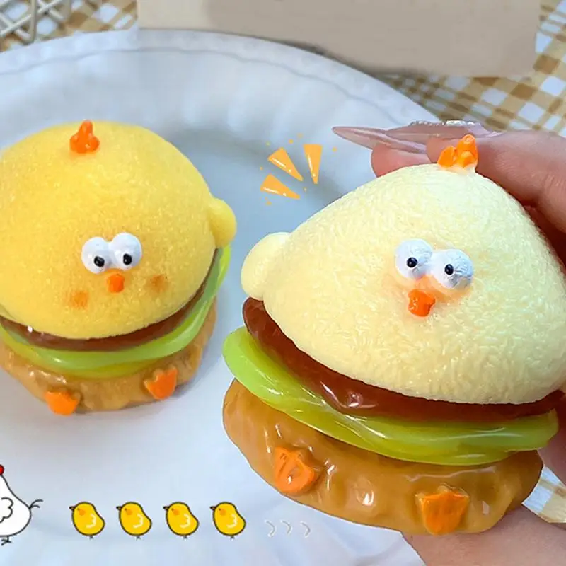 Мягкая игрушка-антистресс в гамбургере новинка мини-игрушка-сжималка