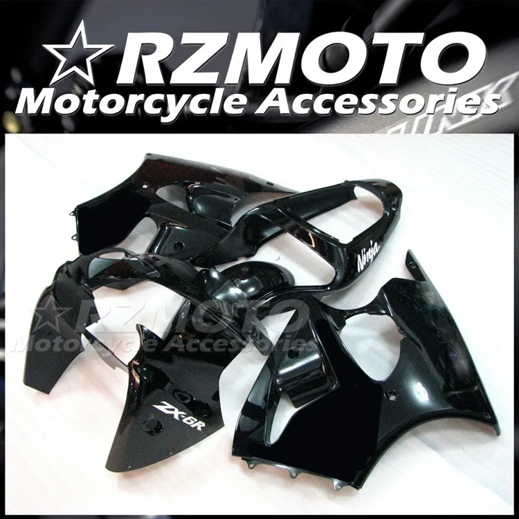 

Новый комплект обтекателей для мотоцикла ABS, подходит для Kawasaki Ninja ZX-6R ZX6R 636 2000 2001 2002 00 01 02, черный комплект кузова