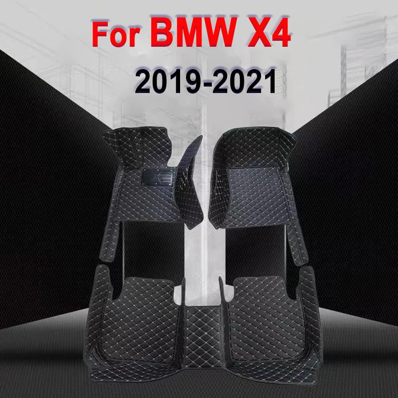 

Car floor mats for BMW X4 2019 2020 2021 Custom auto foot Pad automobile carpet cover interior accessorie