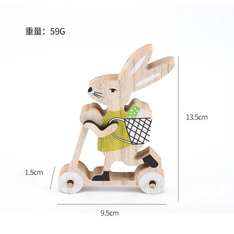 

Деревянная фигурки кролика Gooparty