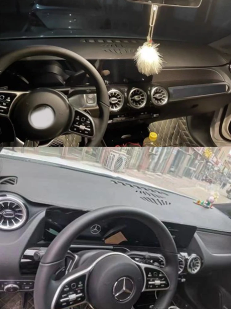 Фото Для Mercedes-Benz GLA GLB GLC 250 200 X156 H247 X247 X253 X254 300 260: Коврик-накладка на приборную панель, солнцезащитный козырек, декоративные элементы №3