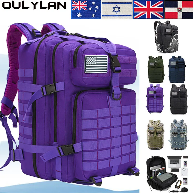 

Capacity Camping Rucksack Men Army 30L/50L Large Military Tactical Backpack Outdoor Softback Waterproof Hiking Hunting Bags