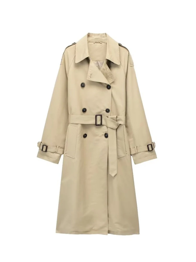 

Куртка женская осенне-зимняя с поясом и отложным воротником