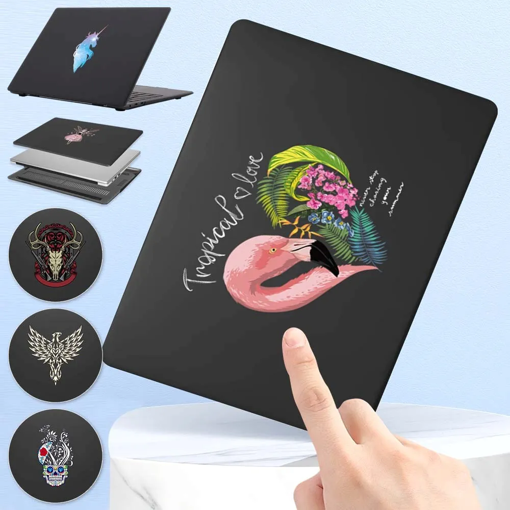 

Чехол для ноутбука Huawei MagicBook 14 15/MateBook D14 D15/MateBook 13 14-Новый пыленепроницаемый матовый черный Жесткий чехол с принтом чехол для компьютера