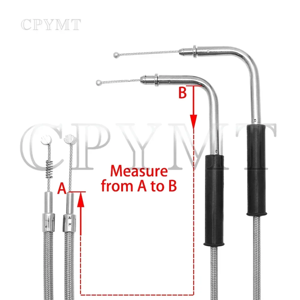 Мотоциклетные тканые стальные провода удлиненный трос дроссельной заслонки