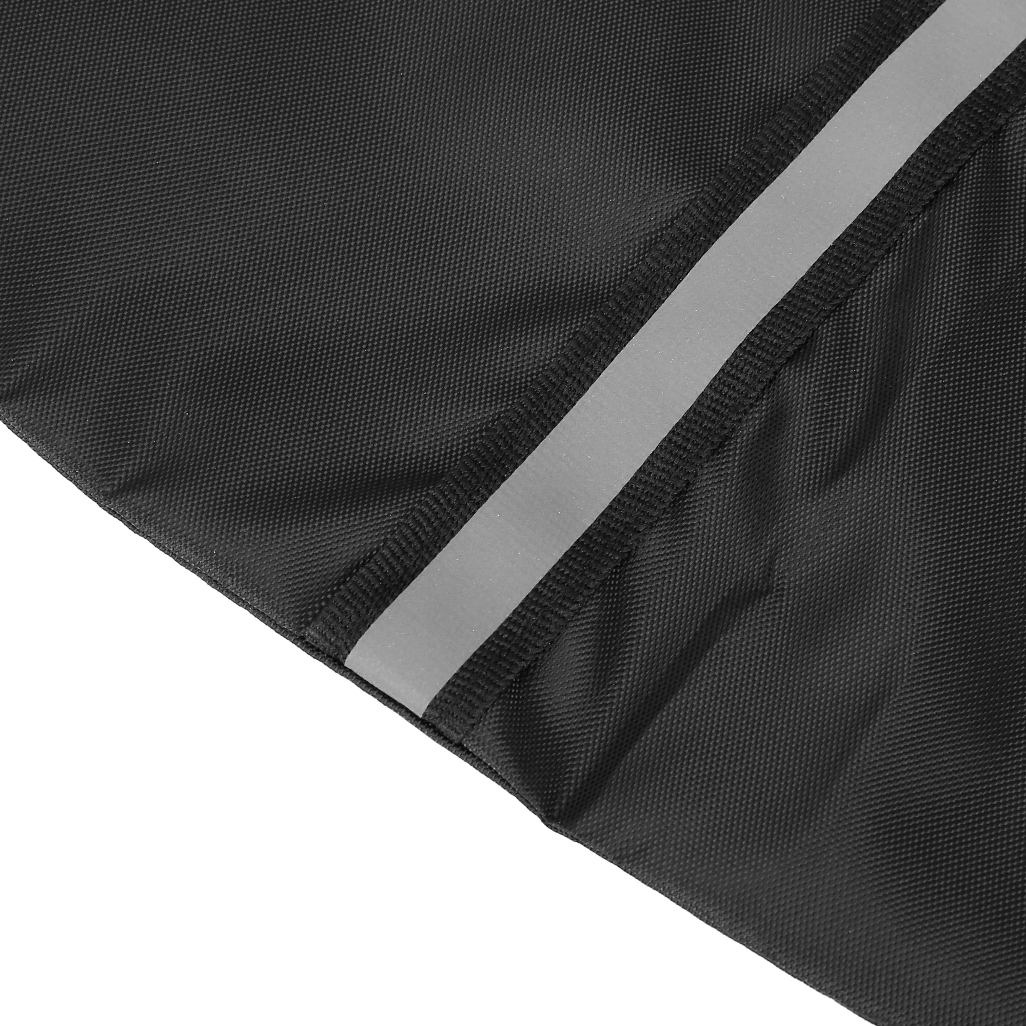 Пара черных чехлов для зеркала заднего вида с отражающей полосой