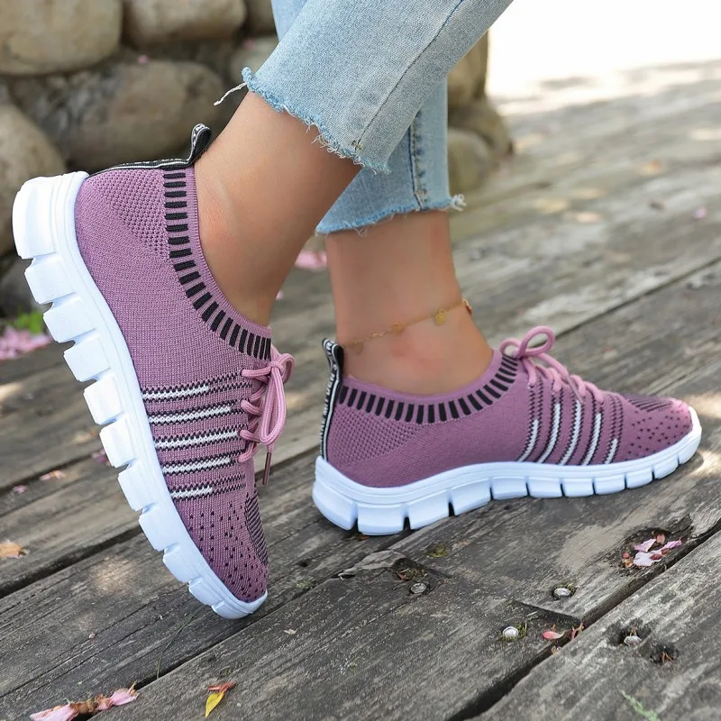 

Женские сетчатые лоферы на плоской подошве, спортивные кроссовки, дышащие прогулочные туфли для бега, прогулок, лето 2023