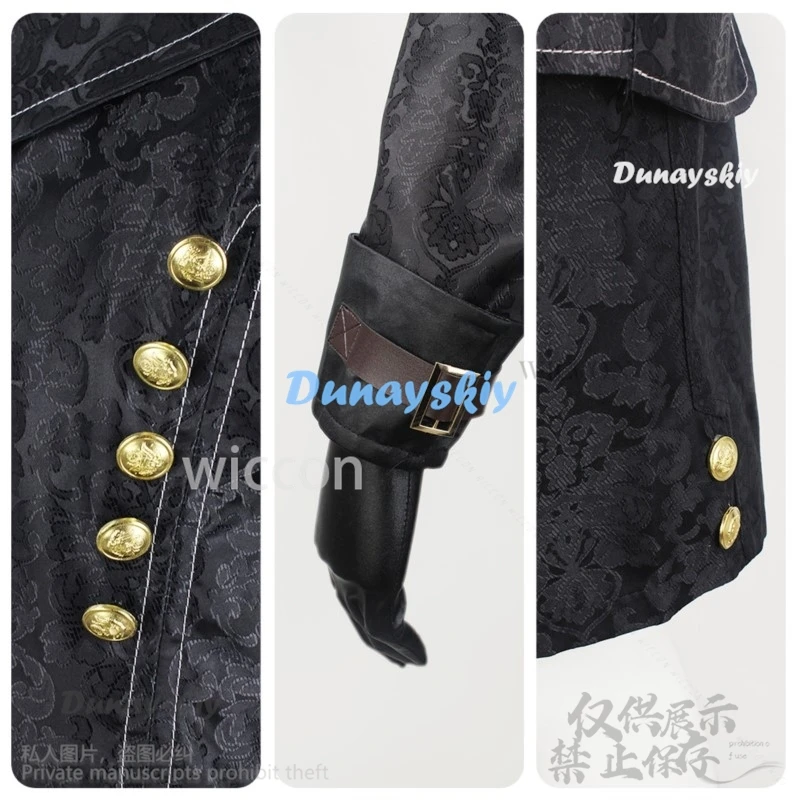 Аниме Nier Automata 9S Yorha Косплей Костюм Черное Готическое Пальто Брюки Униформа Парики