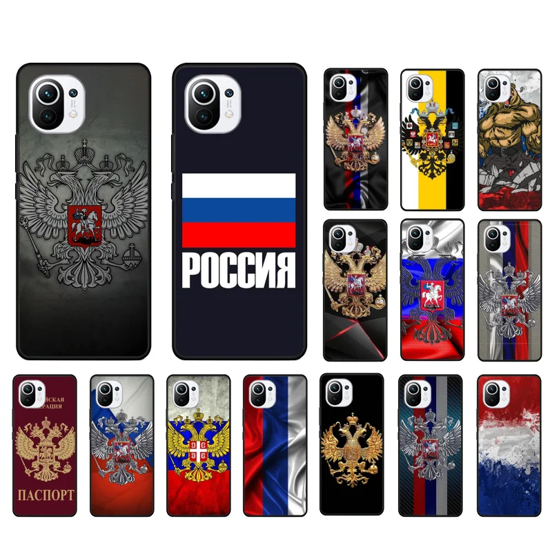 

Russia Russian Flags Emblem Phone Case for Xiaomi 12 Mi 10T 11T 11 Pro 10 10T 11 lite 10pro 11Ultra Poco X3 Pro Poco F3 M3